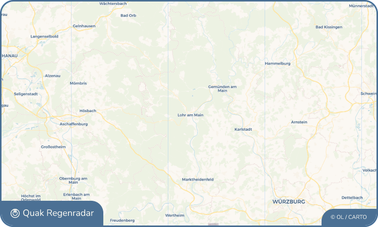 Regenradar-Widget für Lohr am Main