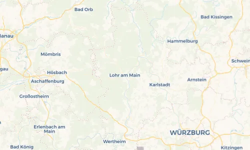 Regenradar Vorschaubild - Aktuelle Niederschläge in Lohr am Main und Umgebung
