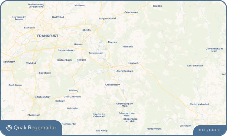 Quak Regenradar-Widget Mainaschaff