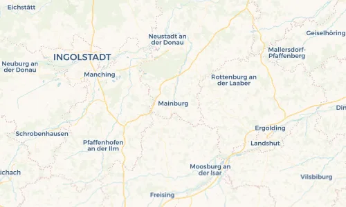 Regenradar Vorschaubild - Aktuelle Niederschläge in Mainburg und Umgebung