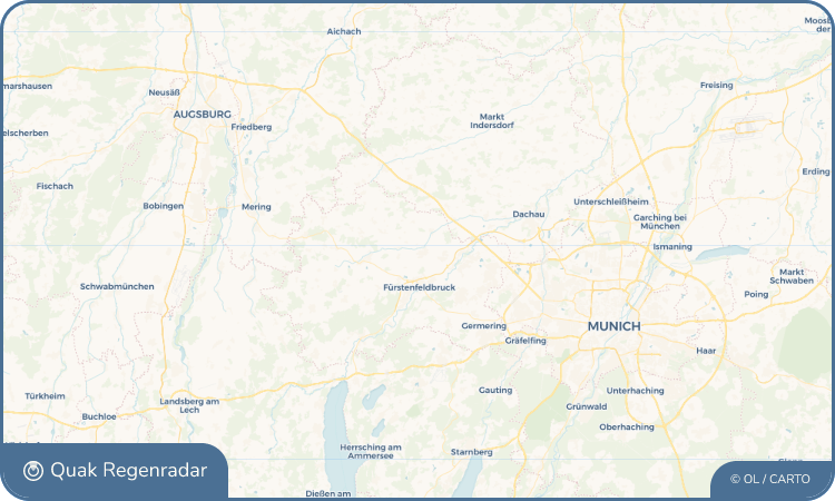 Quak Regenradar-Widget Maisach