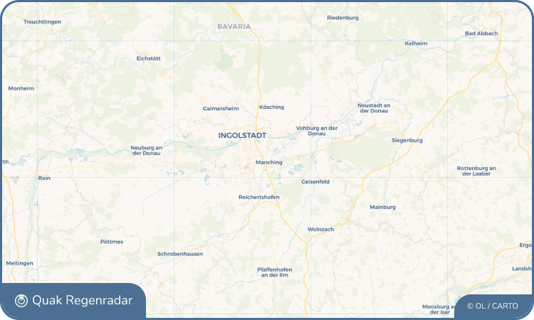 Quak Regenradar-Widget Manching