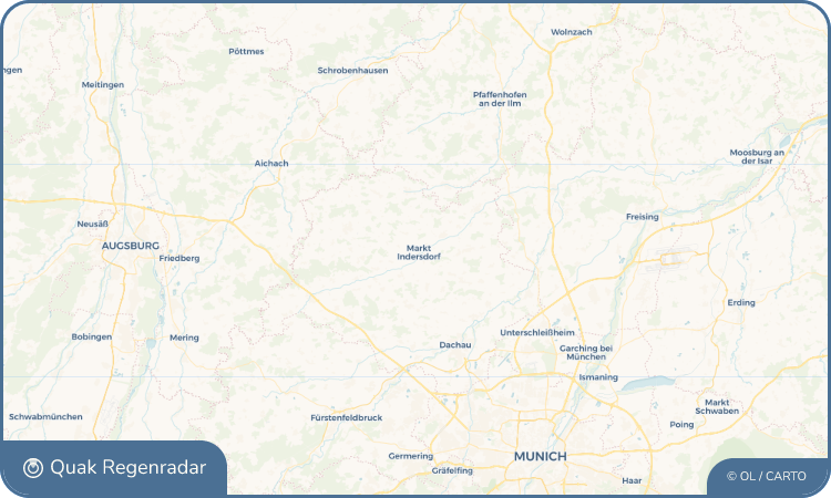 Quak Regenradar-Widget Markt Indersdorf