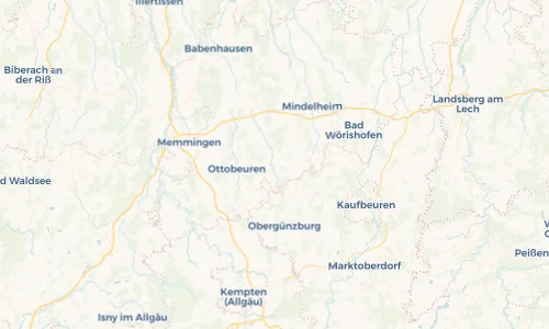 Regenradar Vorschaubild - Aktuelle Niederschläge in Markt Rettenbach und Umgebung