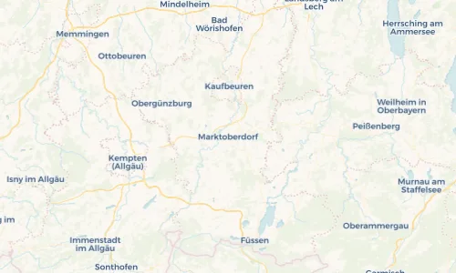 Regenradar Vorschaubild - Aktuelle Niederschläge in Marktoberdorf und Umgebung
