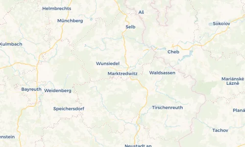 Regenradar Vorschaubild - Aktuelle Niederschläge in Marktredwitz und Umgebung