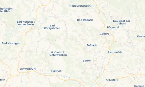 Regenradar Vorschaubild - Aktuelle Niederschläge in Maroldsweisach und Umgebung