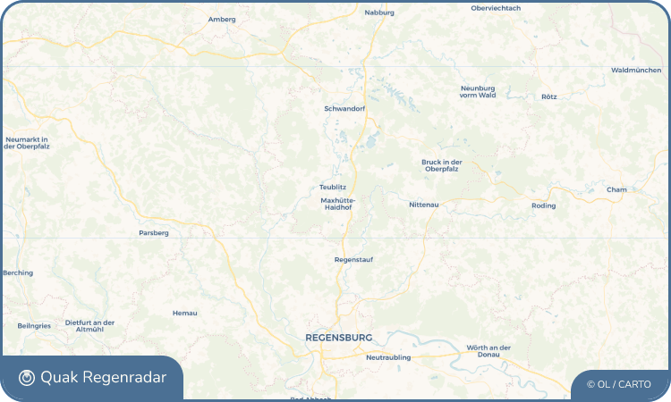 Quak Regenradar-Widget Maxhütte-Haidhof