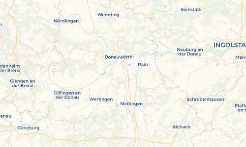 Regenradar Vorschaubild - Aktuelle Niederschläge in Mertingen und Umgebung