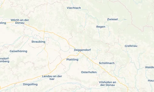Regenradar Vorschaubild - Aktuelle Niederschläge in Metten und Umgebung
