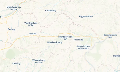 Regenradar Vorschaubild - Aktuelle Niederschläge in Mettenheim-Hart und Umgebung