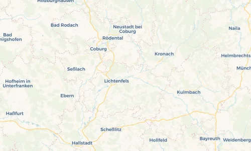 Regenradar Vorschaubild - Aktuelle Niederschläge in Michelau in Oberfranken und Umgebung