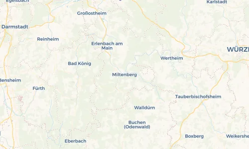 Regenradar Vorschaubild - Aktuelle Niederschläge in Miltenberg und Umgebung