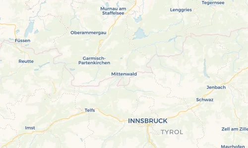 Regenradar Vorschaubild - Aktuelle Niederschläge in Mittenwald und Umgebung