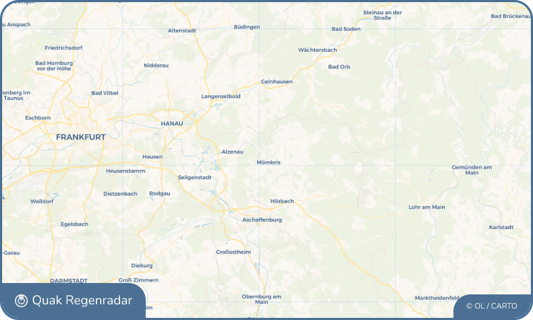 Quak Regenradar-Widget Mömbris
