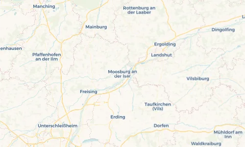 Regenradar Vorschaubild - Aktuelle Niederschläge in Moosburg an der Isar und Umgebung