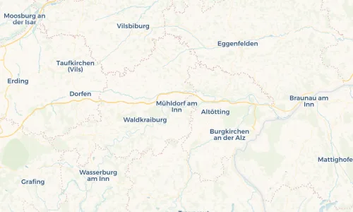 Regenradar Vorschaubild - Aktuelle Niederschläge in Mühldorf am Inn und Umgebung