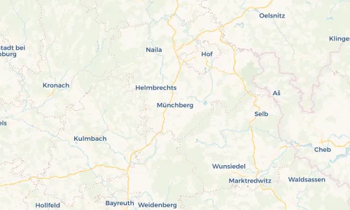 Regenradar Vorschaubild - Aktuelle Niederschläge in Münchberg und Umgebung