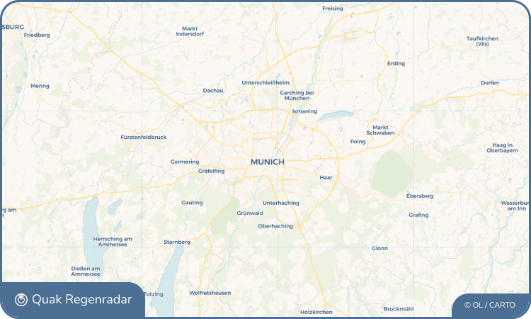 Regenradar-Widget für München