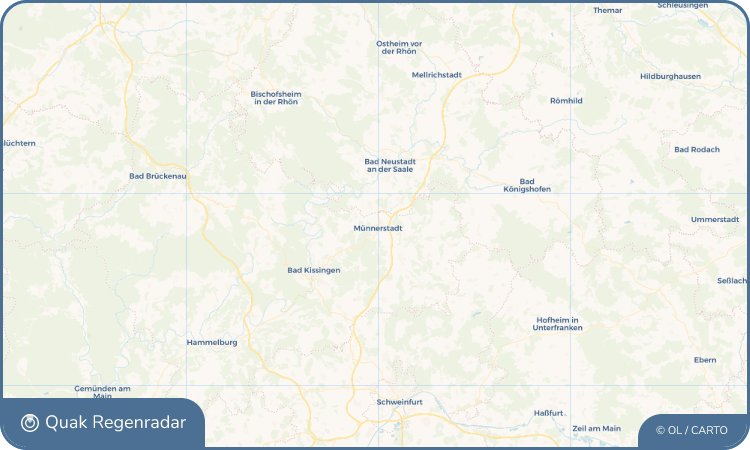 Quak Regenradar-Widget Münnerstadt