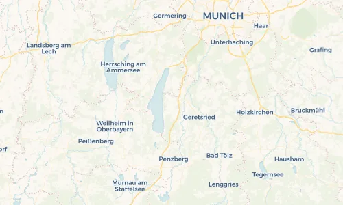 Regenradar Vorschaubild - Aktuelle Niederschläge in Münsing und Umgebung