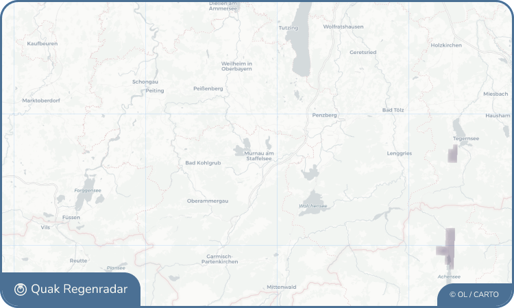 Regenradar-Widget für Murnau am Staffelsee