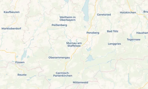 Regenradar Vorschaubild - Aktuelle Niederschläge in Murnau am Staffelsee und Umgebung