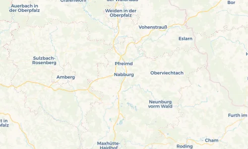 Regenradar Vorschaubild - Aktuelle Niederschläge in Nabburg und Umgebung