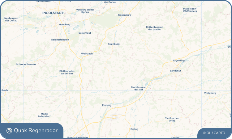 Quak Regenradar-Widget Nandlstadt