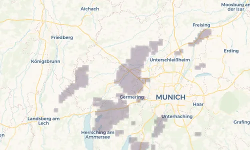 Regenradar Vorschaubild - Aktuelle Niederschläge in Neu-Esting und Umgebung