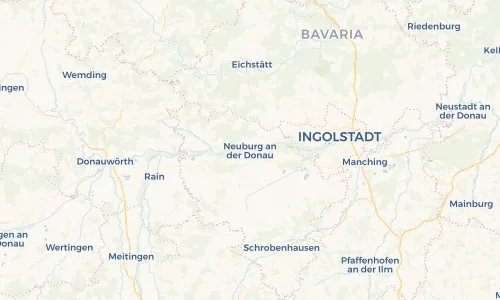 Regenradar Vorschaubild - Aktuelle Niederschläge in Neuburg an der Donau und Umgebung