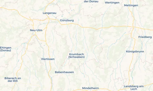 Regenradar Vorschaubild - Aktuelle Niederschläge in Neuburg an der Kammel und Umgebung
