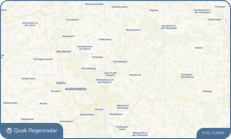 Quak Regenradar-Widget Neunkirchen am Sand