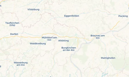 Regenradar Vorschaubild - Aktuelle Niederschläge in Neuötting und Umgebung