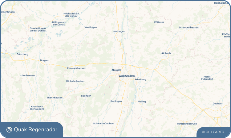 Regenradar-Widget für Neusäß