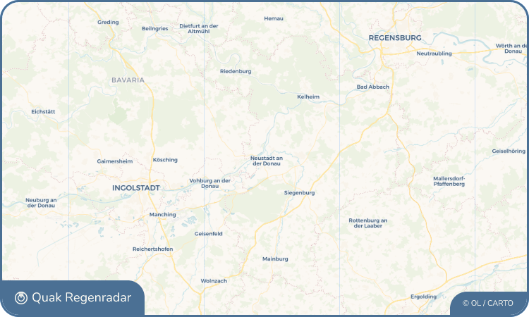 Quak Regenradar-Widget Neustadt an der Donau