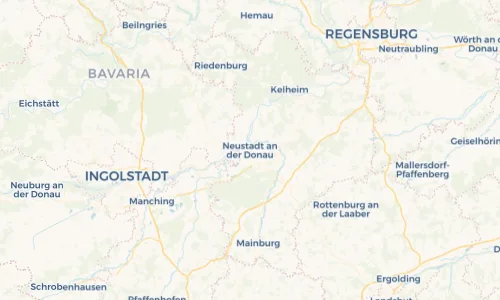 Regenradar Vorschaubild - Aktuelle Niederschläge in Neustadt an der Donau und Umgebung
