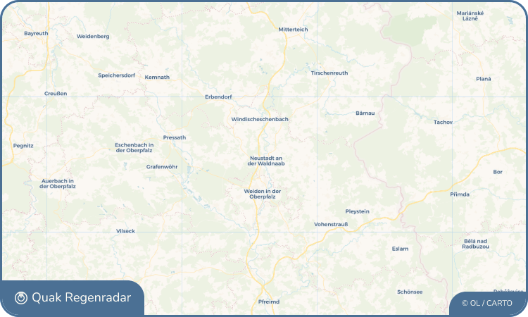Regenradar-Widget für Neustadt an der Waldnaab