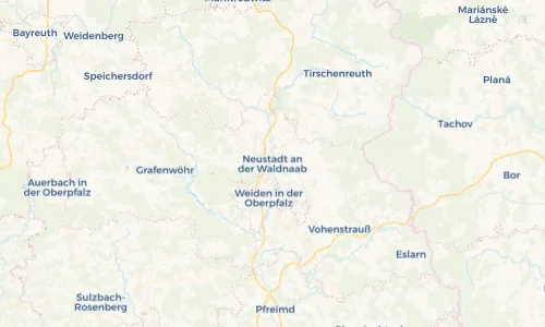 Regenradar Vorschaubild - Aktuelle Niederschläge in Neustadt an der Waldnaab und Umgebung