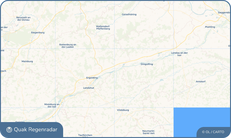 Quak Regenradar-Widget Niederaichbach