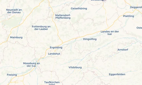 Regenradar Vorschaubild - Aktuelle Niederschläge in Niederaichbach und Umgebung
