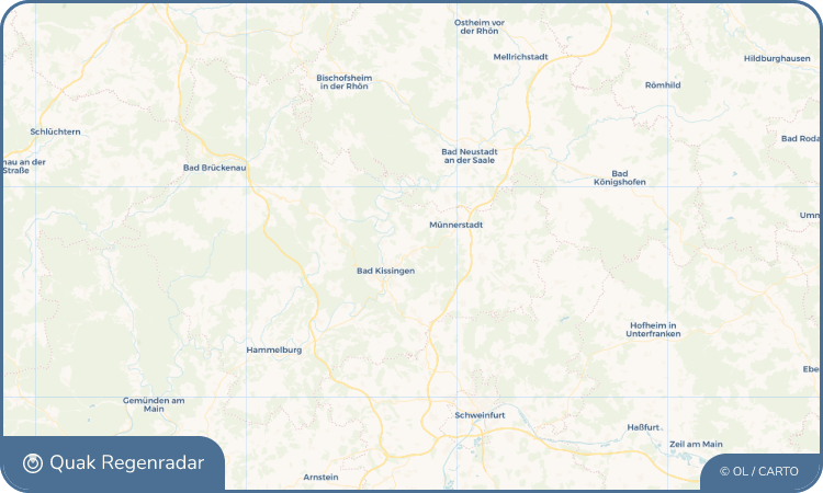 Quak Regenradar-Widget Nüdlingen
