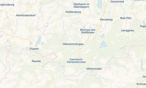 Regenradar Vorschaubild - Aktuelle Niederschläge in Oberammergau und Umgebung