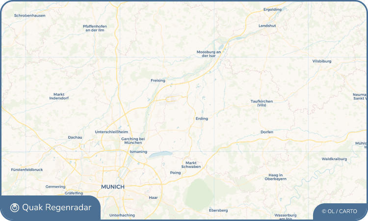 Quak Regenradar-Widget Oberding