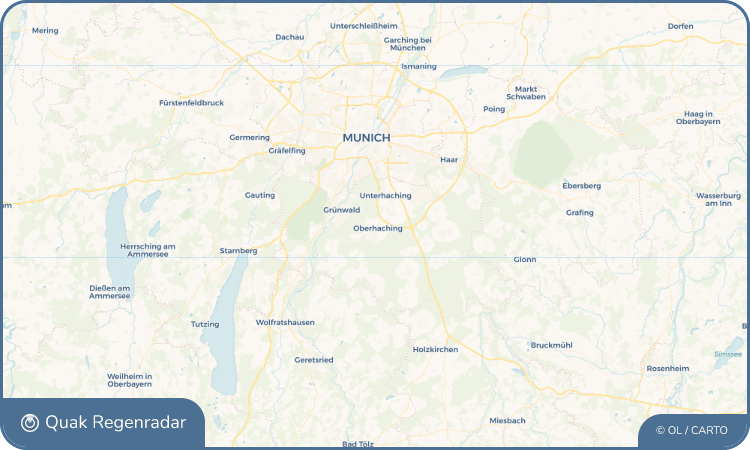 Quak Regenradar-Widget Oberhaching