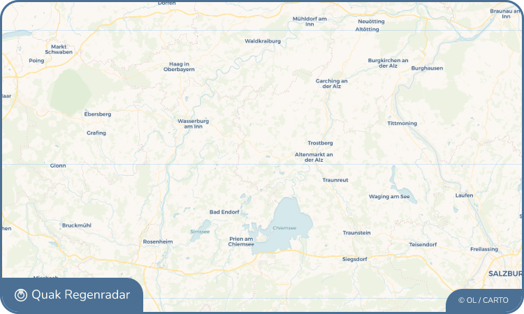 Quak Regenradar-Widget Obing