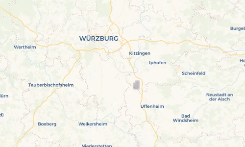 Regenradar Vorschaubild - Aktuelle Niederschläge in Ochsenfurt und Umgebung