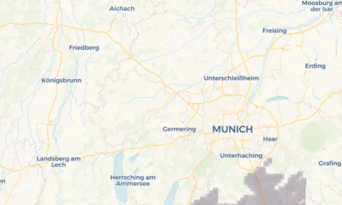 Regenradar Vorschaubild - Aktuelle Niederschläge in Olching und Umgebung