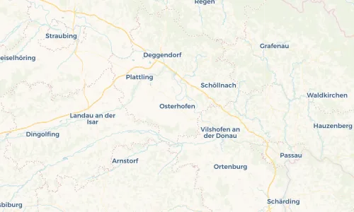 Regenradar Vorschaubild - Aktuelle Niederschläge in Osterhofen und Umgebung