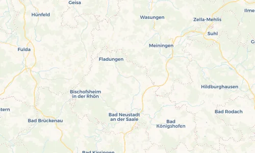 Regenradar Vorschaubild - Aktuelle Niederschläge in Ostheim vor der Rhön und Umgebung